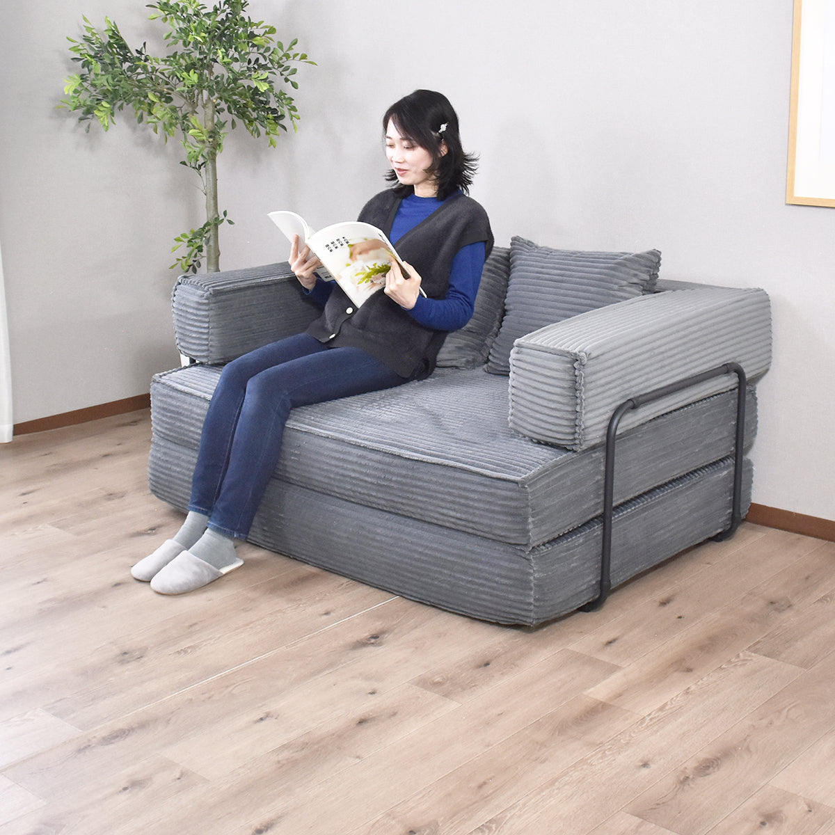 ソファベッド モジュール 圧縮梱包 アレンジ レガート