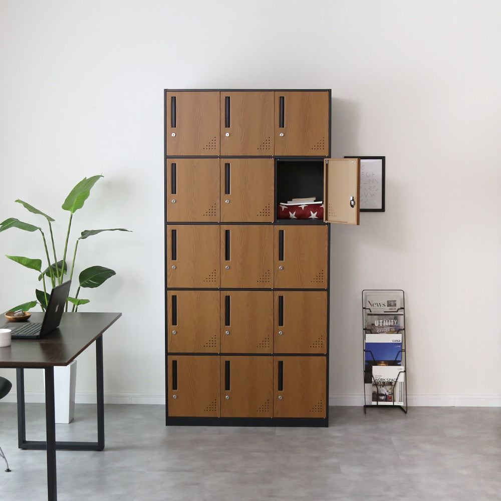 スチールロッカー15人用 アークス15扉/ザイファ15扉