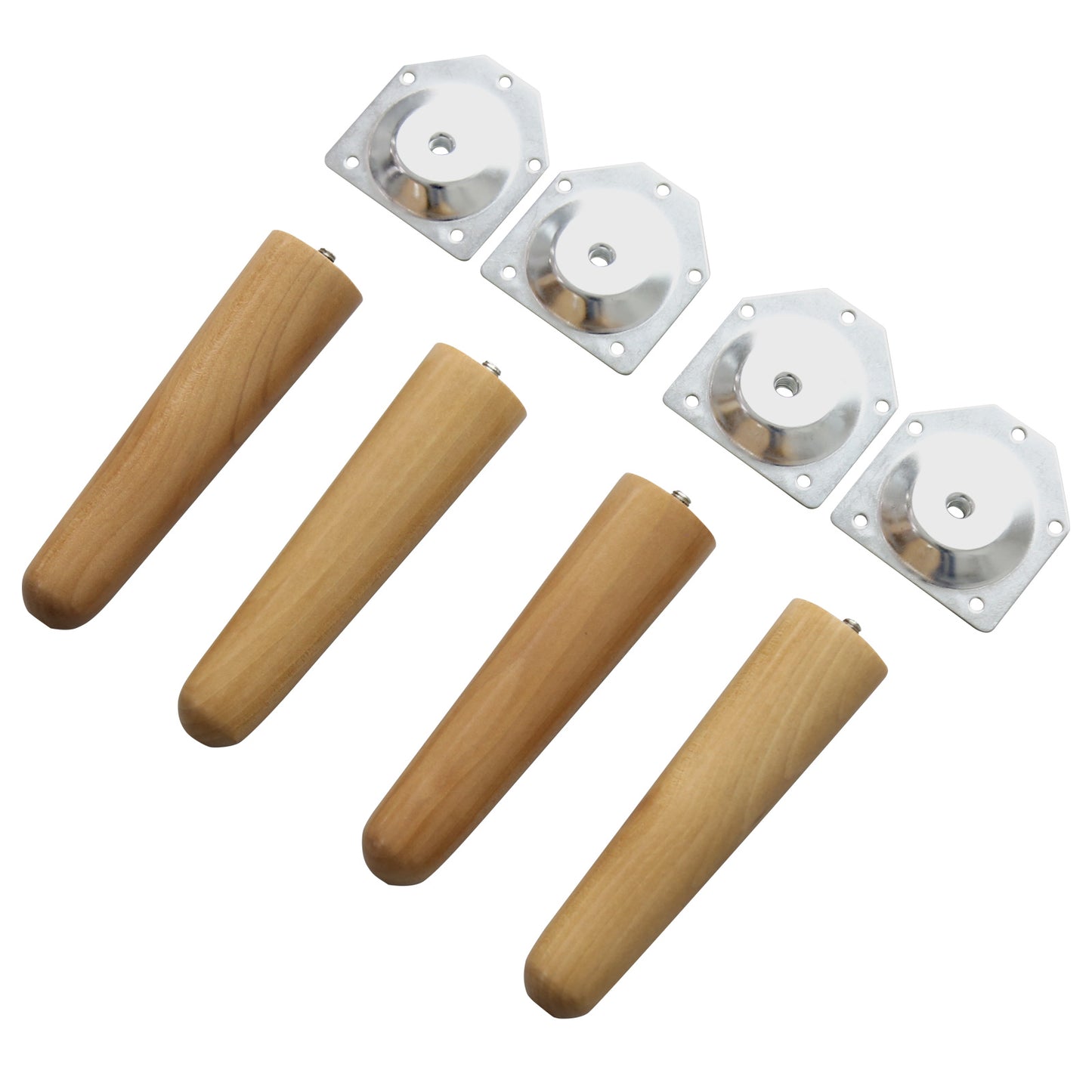 木脚パーツ16cm選べる4本セット 斜め|垂直