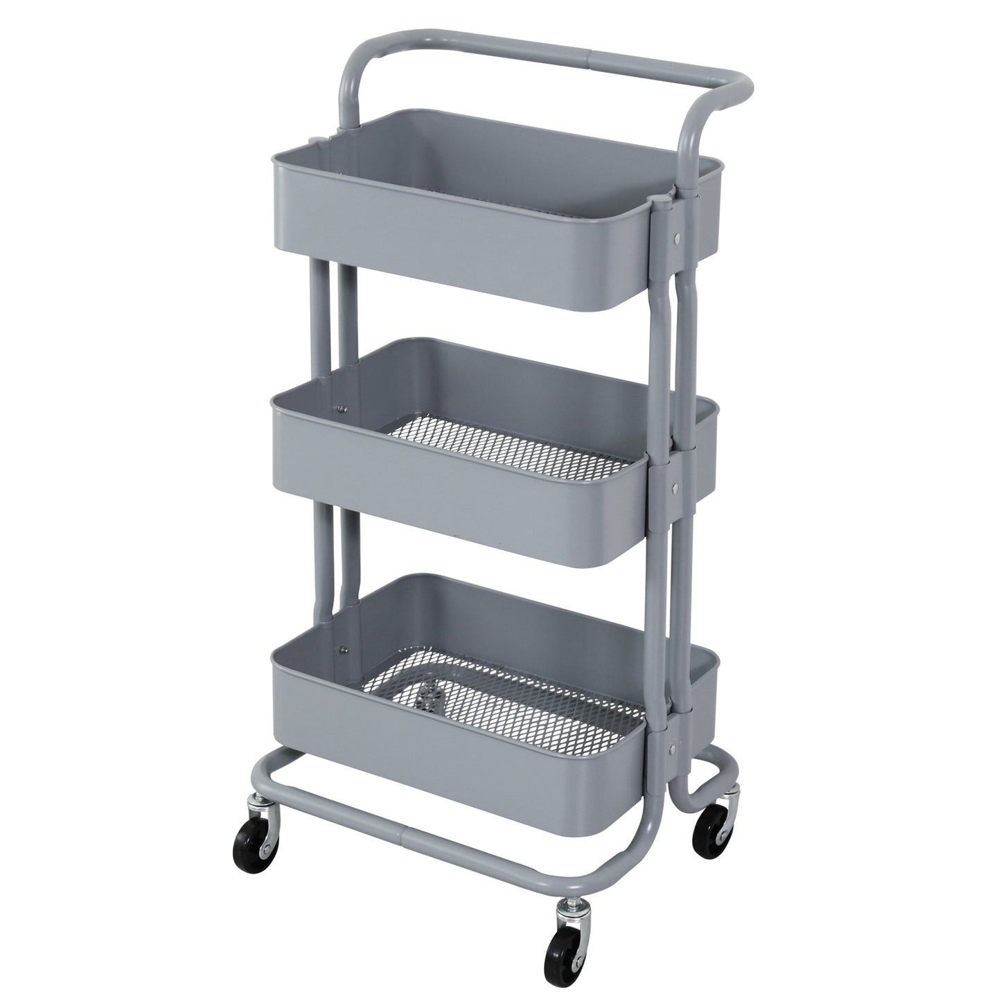 キッチンワゴン ロップ3段取っ手付きnew