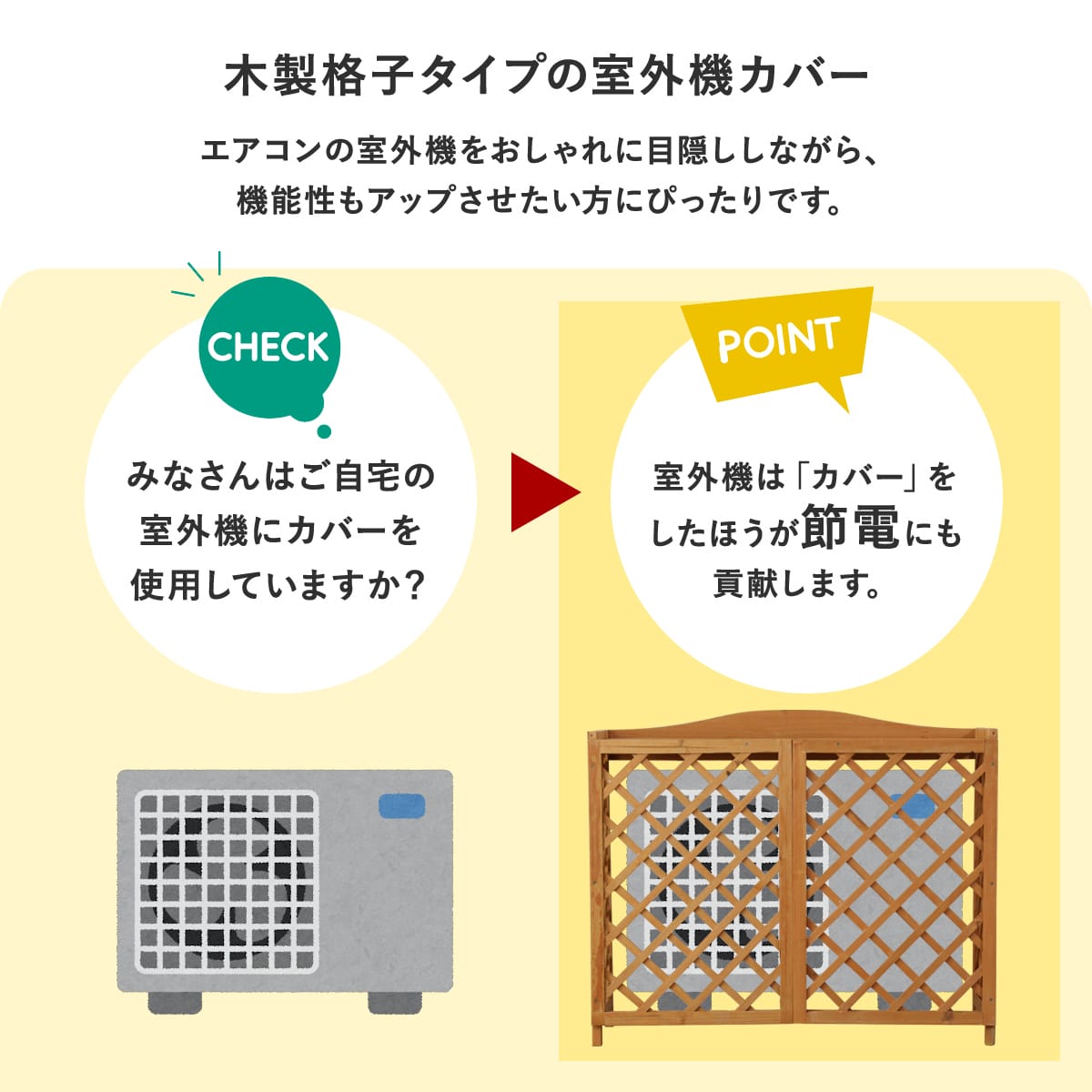 室外機カバー カレンデュラ
