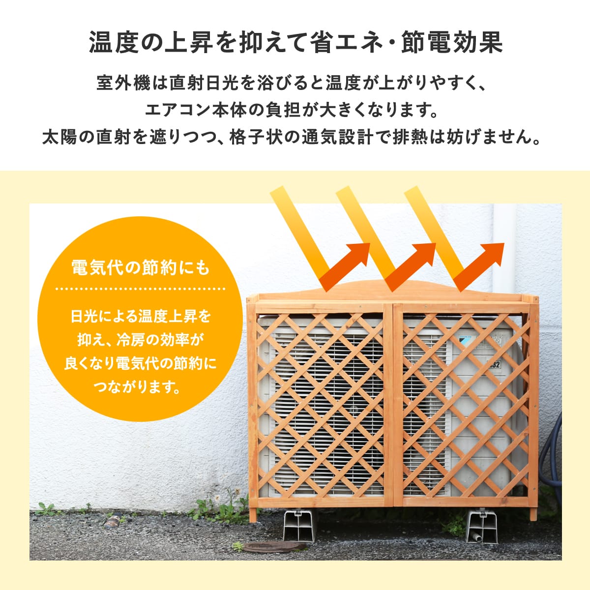 室外機カバー カレンデュラ
