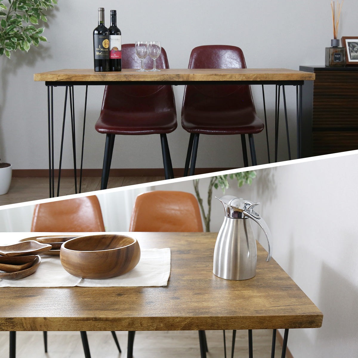 テーブル ダイニングテーブル  ダイニング カフェ モダン 新生活 チェアリー120cm