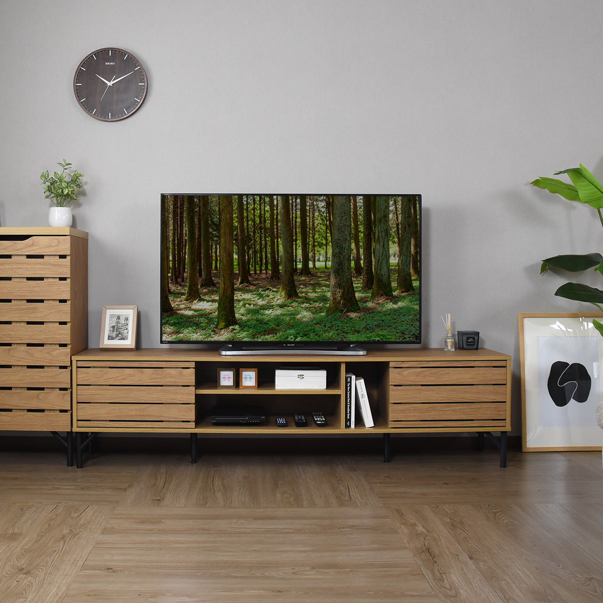 【180㎝】テレビ台 脚付き 収納付き テレビラック テレビボード ローボード TV台 ダニーデン180