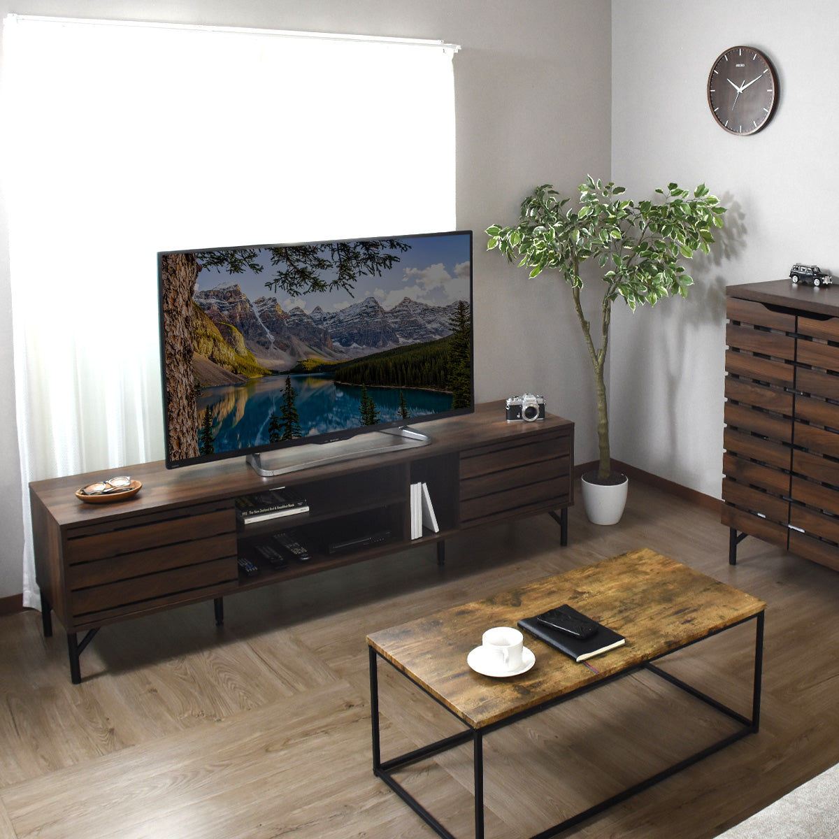 【180㎝】テレビ台 脚付き 収納付き テレビラック テレビボード ローボード TV台 ダニーデン180