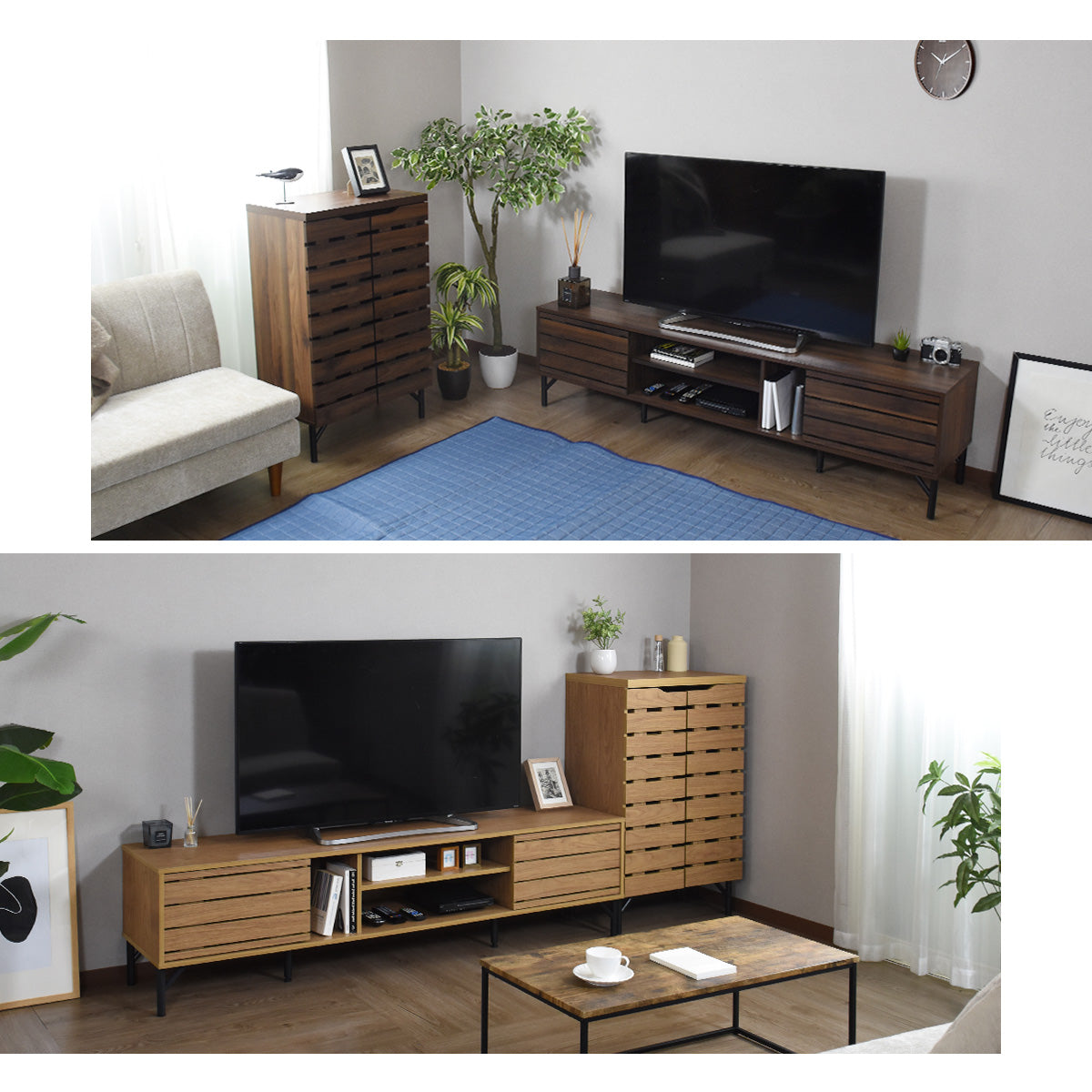 【180㎝】テレビ台 脚付き 収納付き テレビラック テレビボード ローボード TV台 ダニーデン180