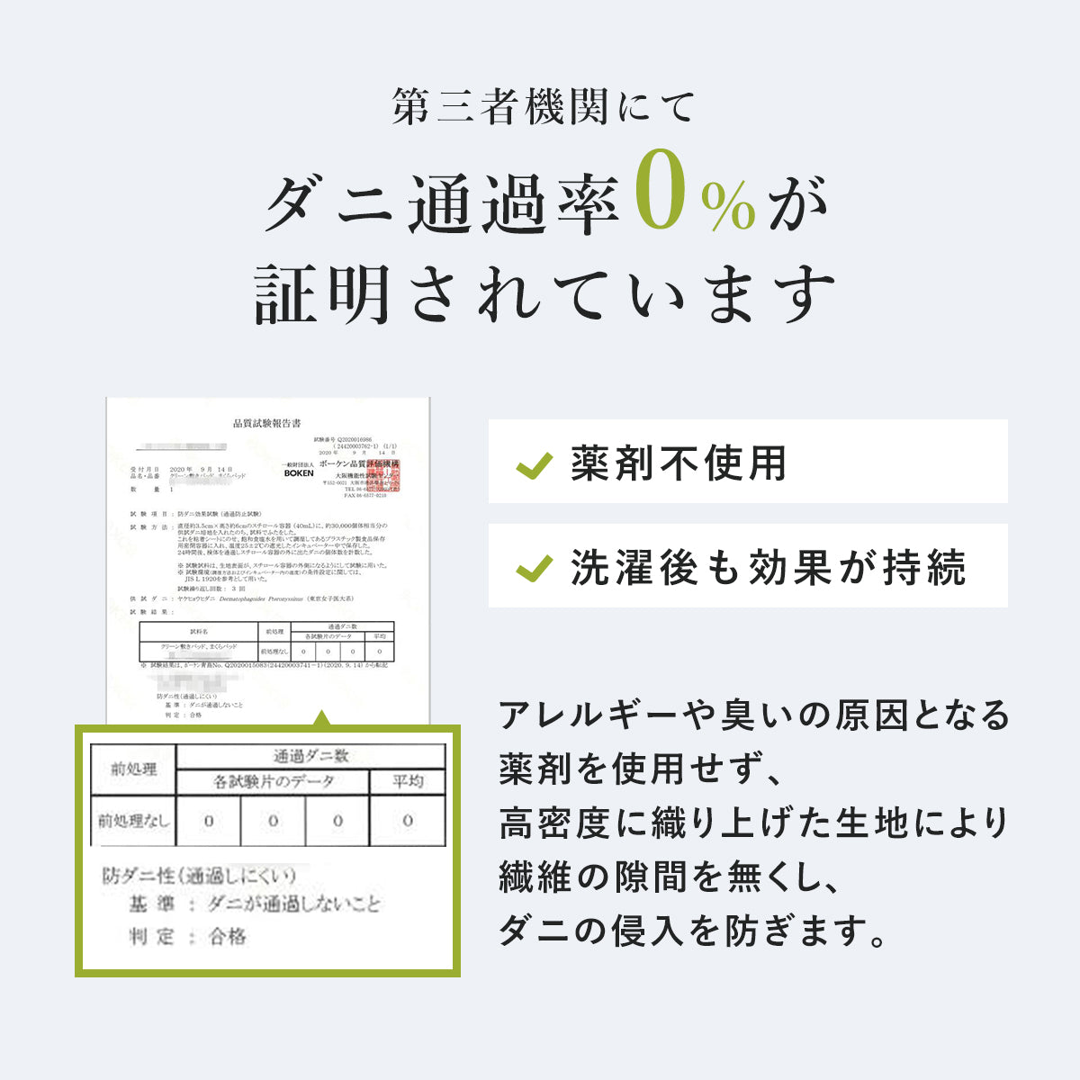 【シングル】ダニを通さないボックスシーツS