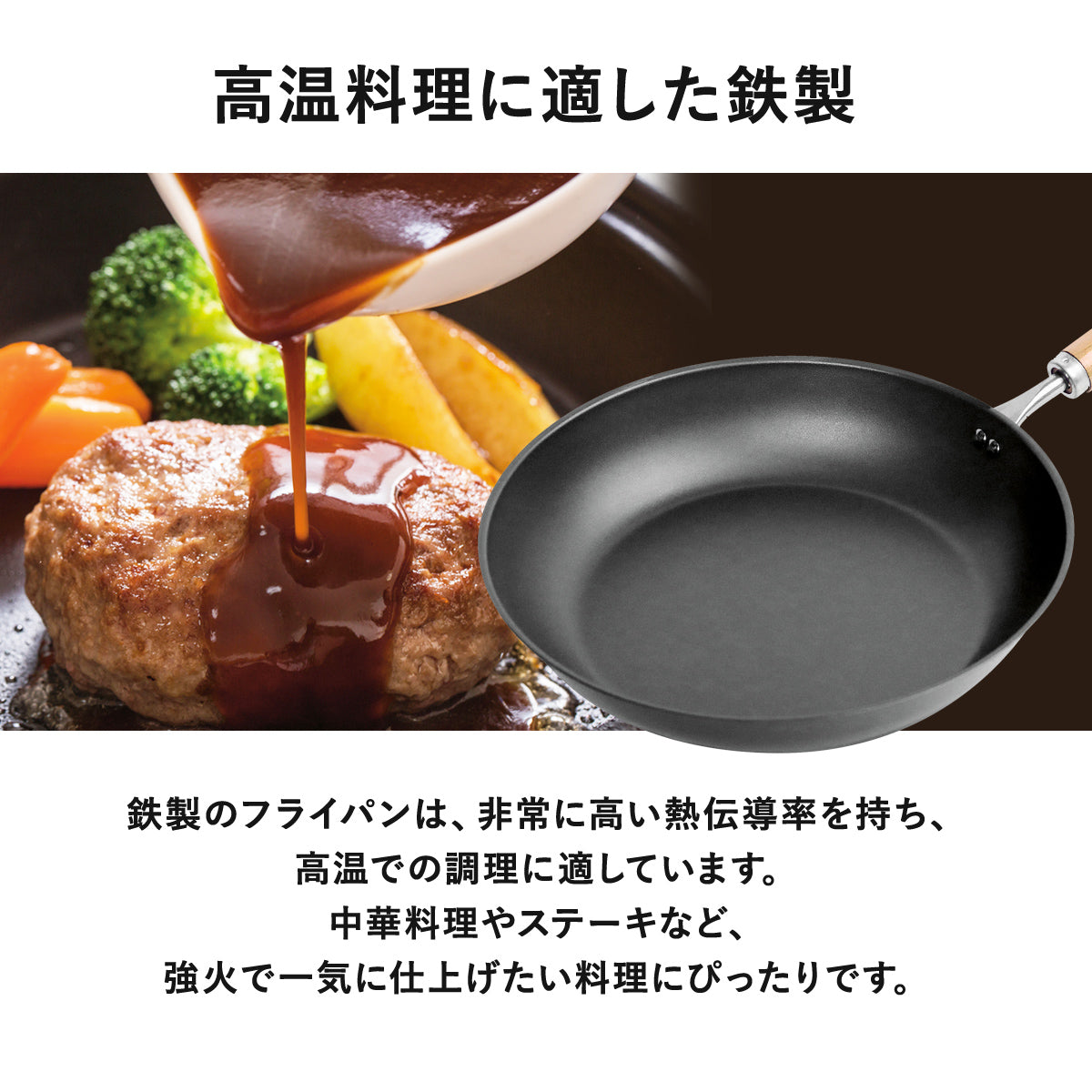 【日本製/燕三条】匠味 フライパン26cm