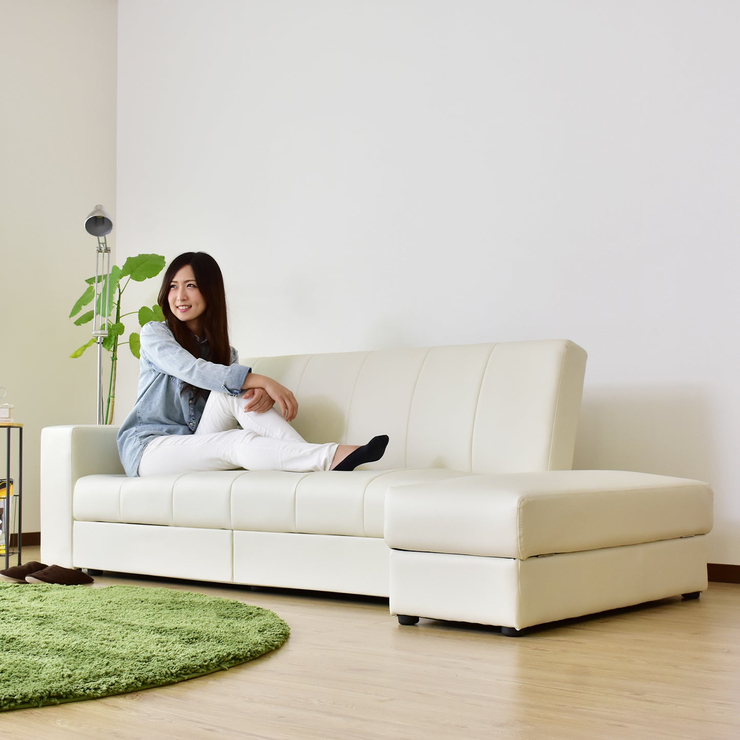 ソファーベッド 収納付き ロマーニ