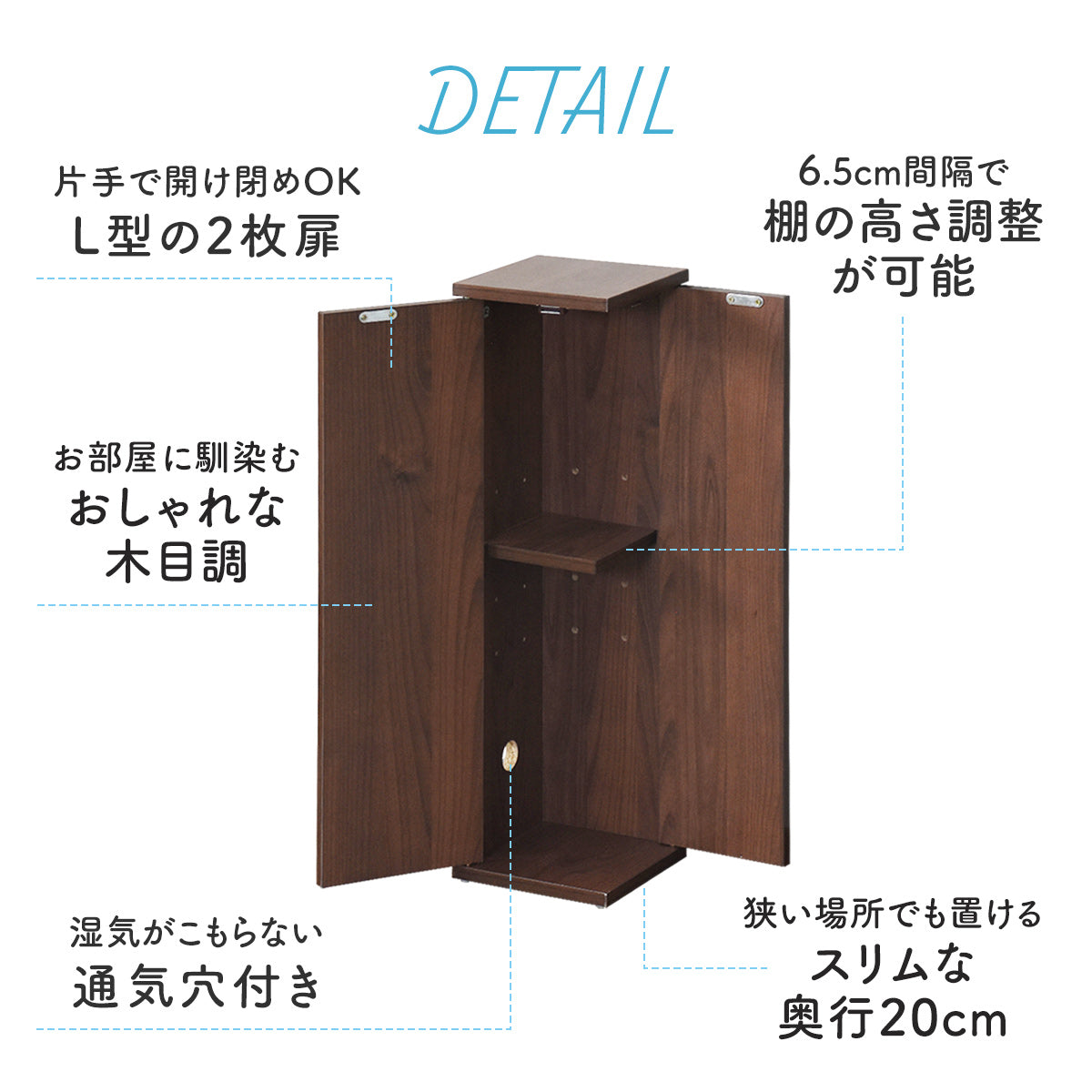 【幅20】サニタリーチェスト ミニキン