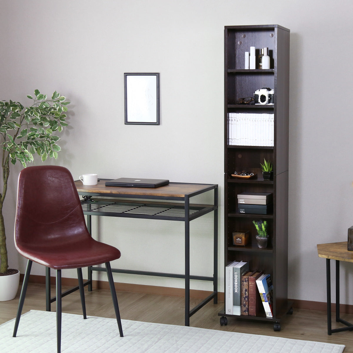 【幅36】回転式収納ラック ミーロ