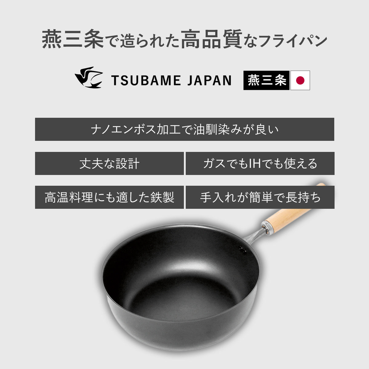 【日本製/燕三条】匠味 マルチパン23cm