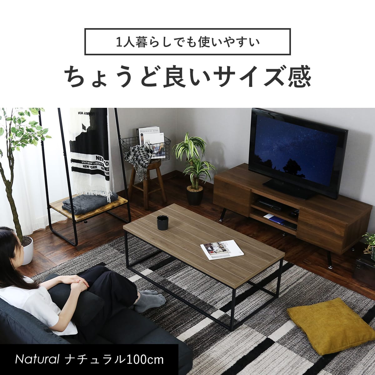 センターテーブル ノーヴァ【80×45cm/100×50cm】