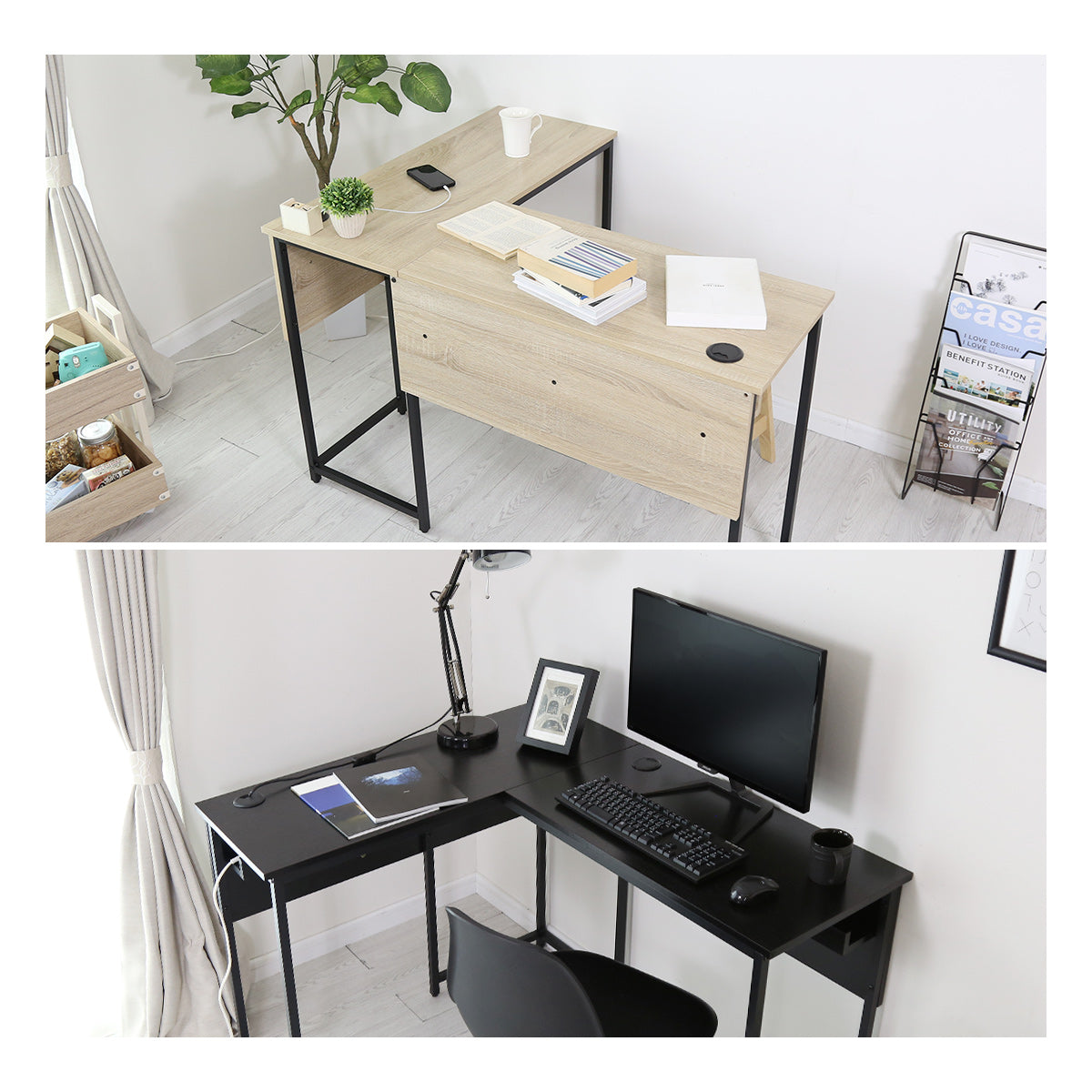 【幅120】 L字型デスク オリロン