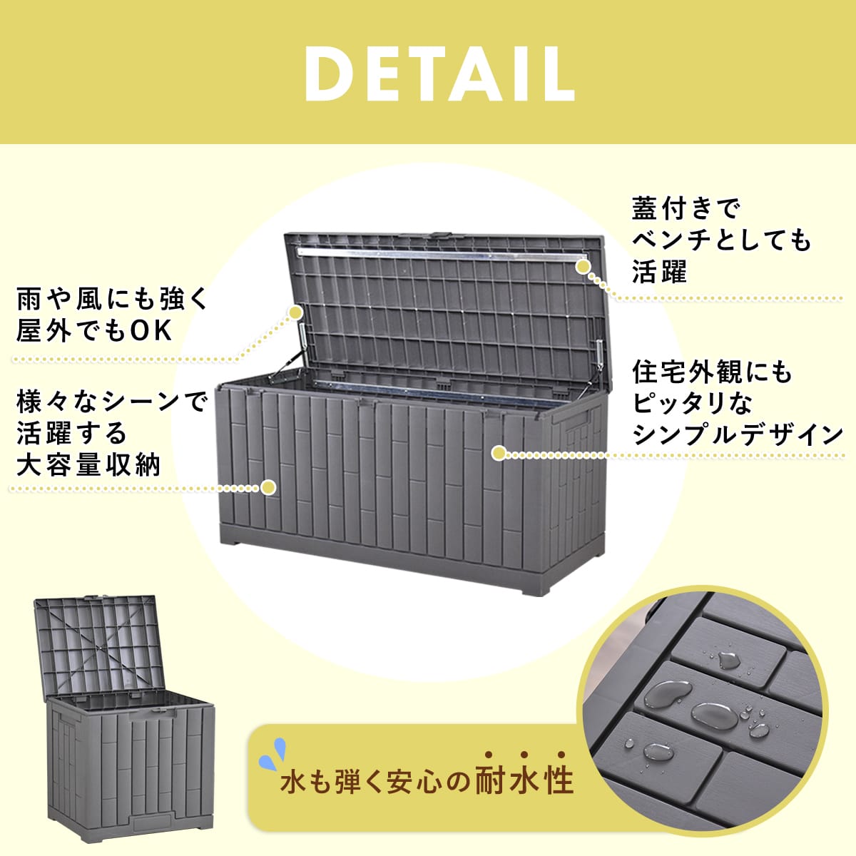 コンテナボックス 【110L|225L|300L|380L|454L】 ペイル