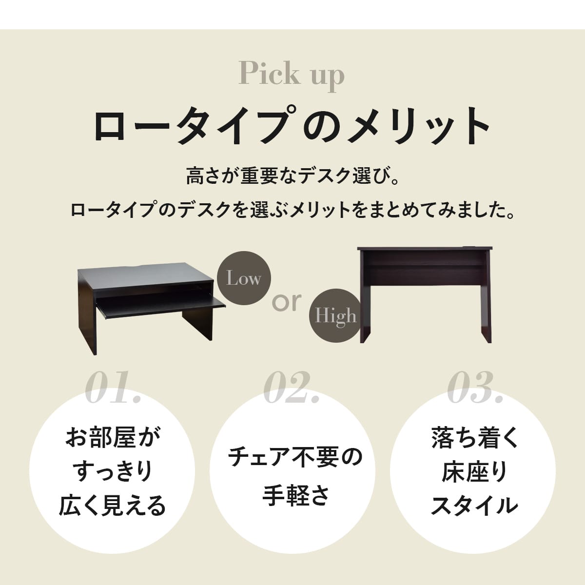デスク&チェストセット ポゼ