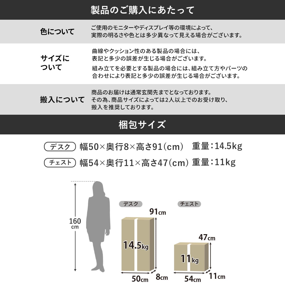デスク&チェストセット ポゼ