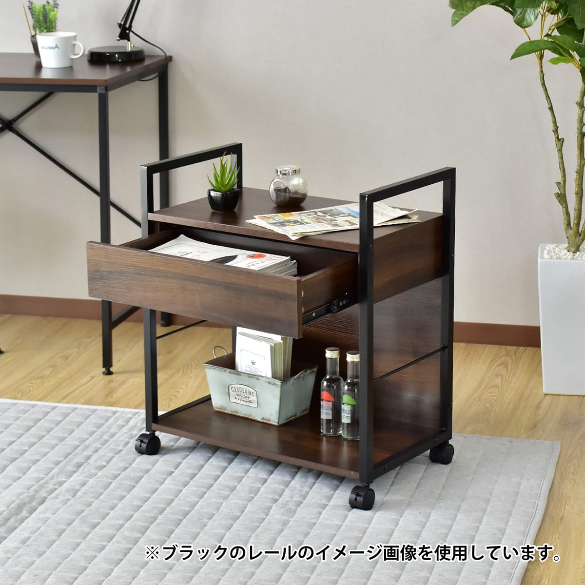 スライドレール 3段4本2ペア(シルバー)