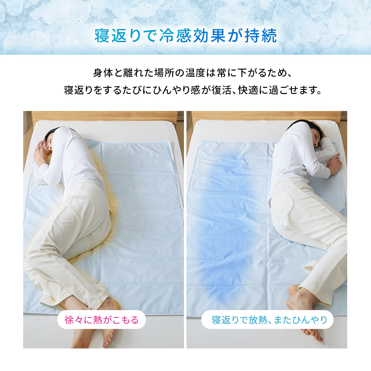 【90×140】ひんやりソルトジェルマット
