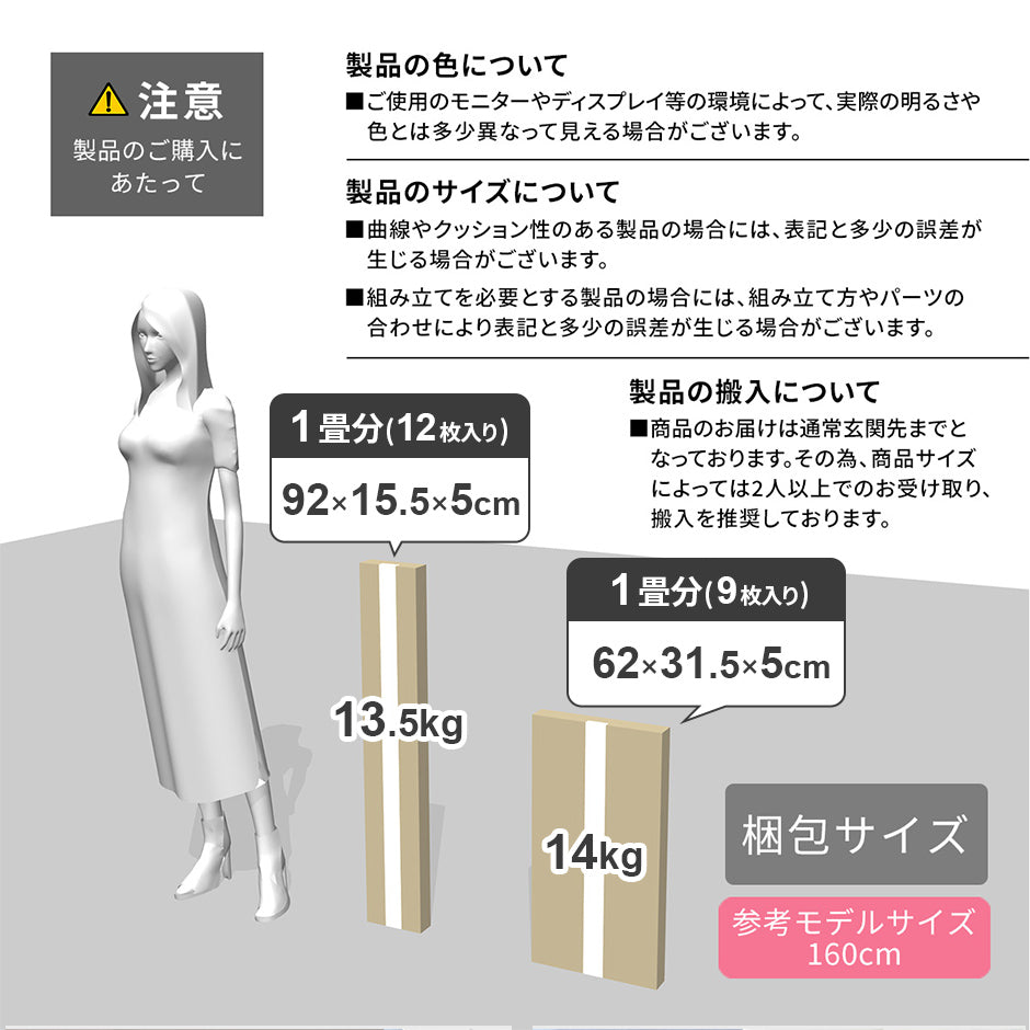 フローリングマット(1畳用) ゾーイ