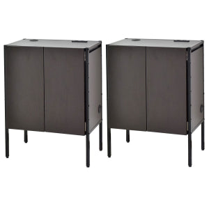 収納配管家具 W600(BR) 2台セット