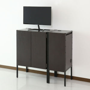 収納配管家具 W300(BR)