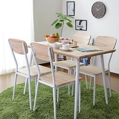 ダイニングセット 110cm幅 ウォーム 5点セット