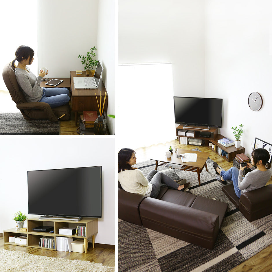 幅97?160cm テレビボード オルティア