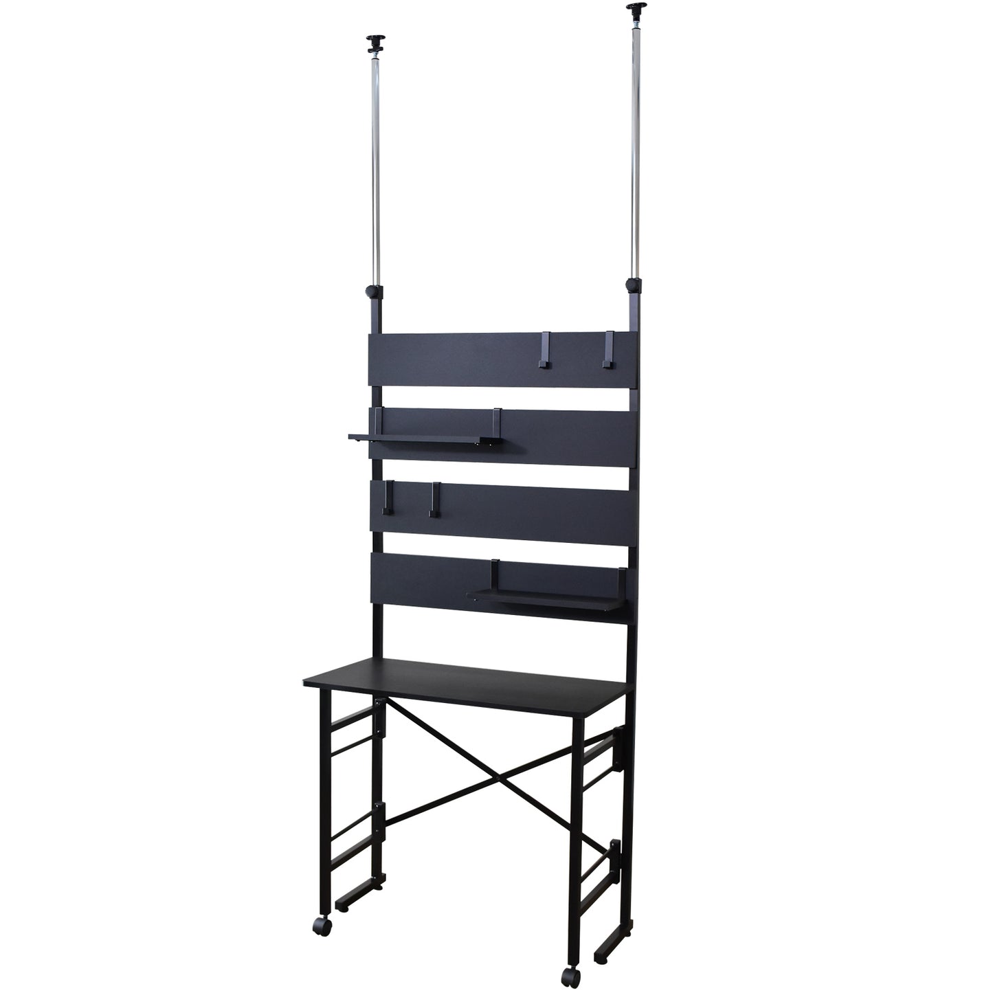 【幅80】壁面収納付きデスク カロンデスク