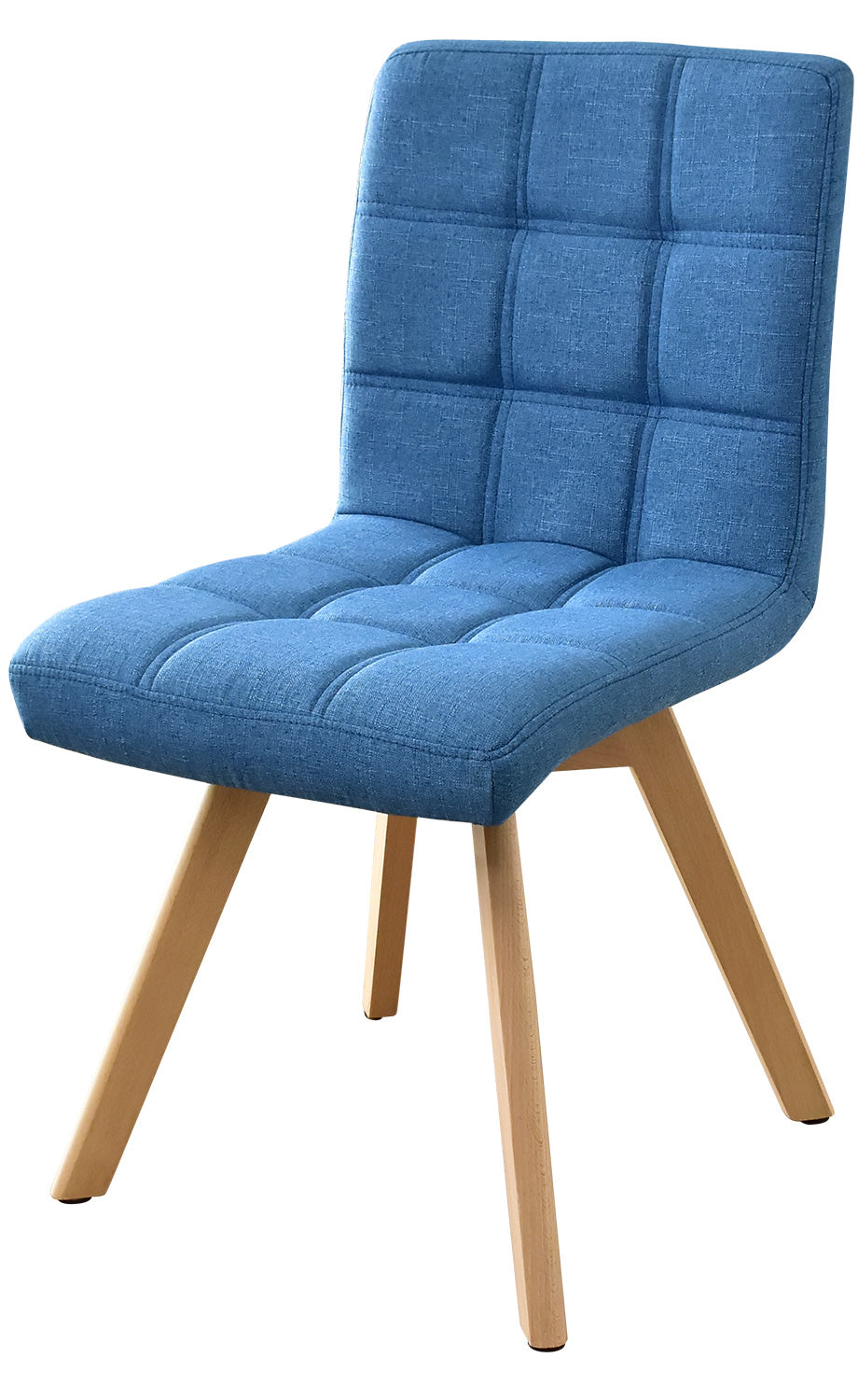 ダイニングチェア チェア 椅子 回転式 ワッフル風 ステッチ 天然木脚 テイラー