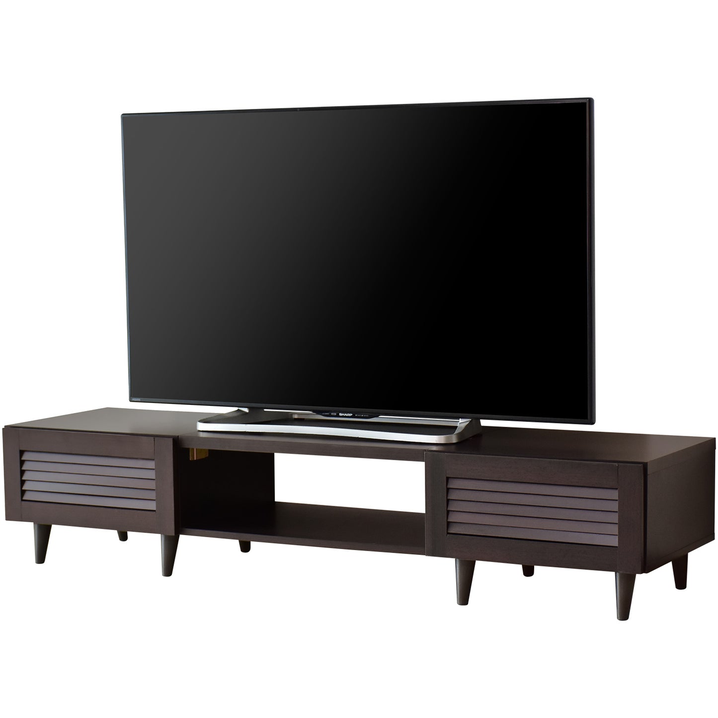 【幅150】 テレビ台 テレビボード 収納付き 50型対応 モールド 150