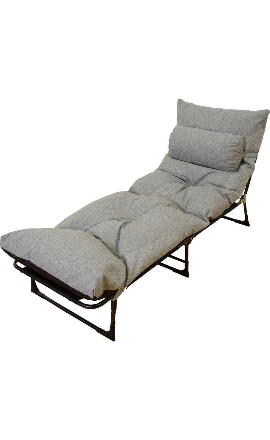 リクライニングチェア ひとりがけ アウトドア ソファベッド 折りたたみ ベッド シングル 簡易ベッド 幅60cm ダスク