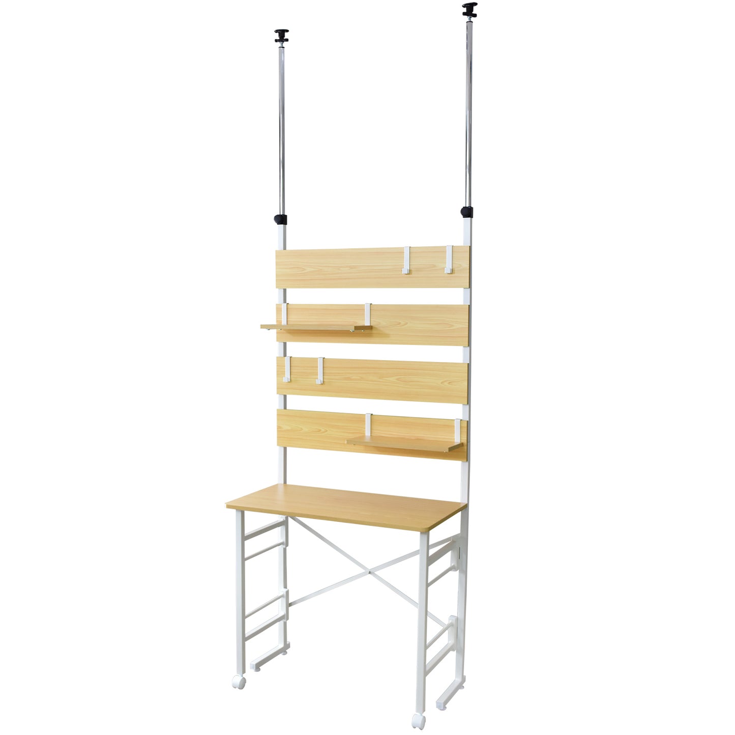 【幅80】壁面収納付きデスク カロンデスク