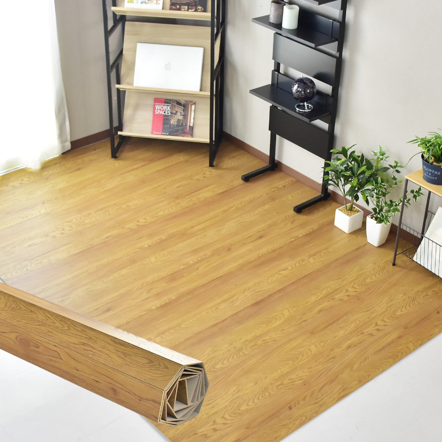 ウッドカーペット 3畳用 江戸間3畳用 261x175cm DIY フローリング ソルベ