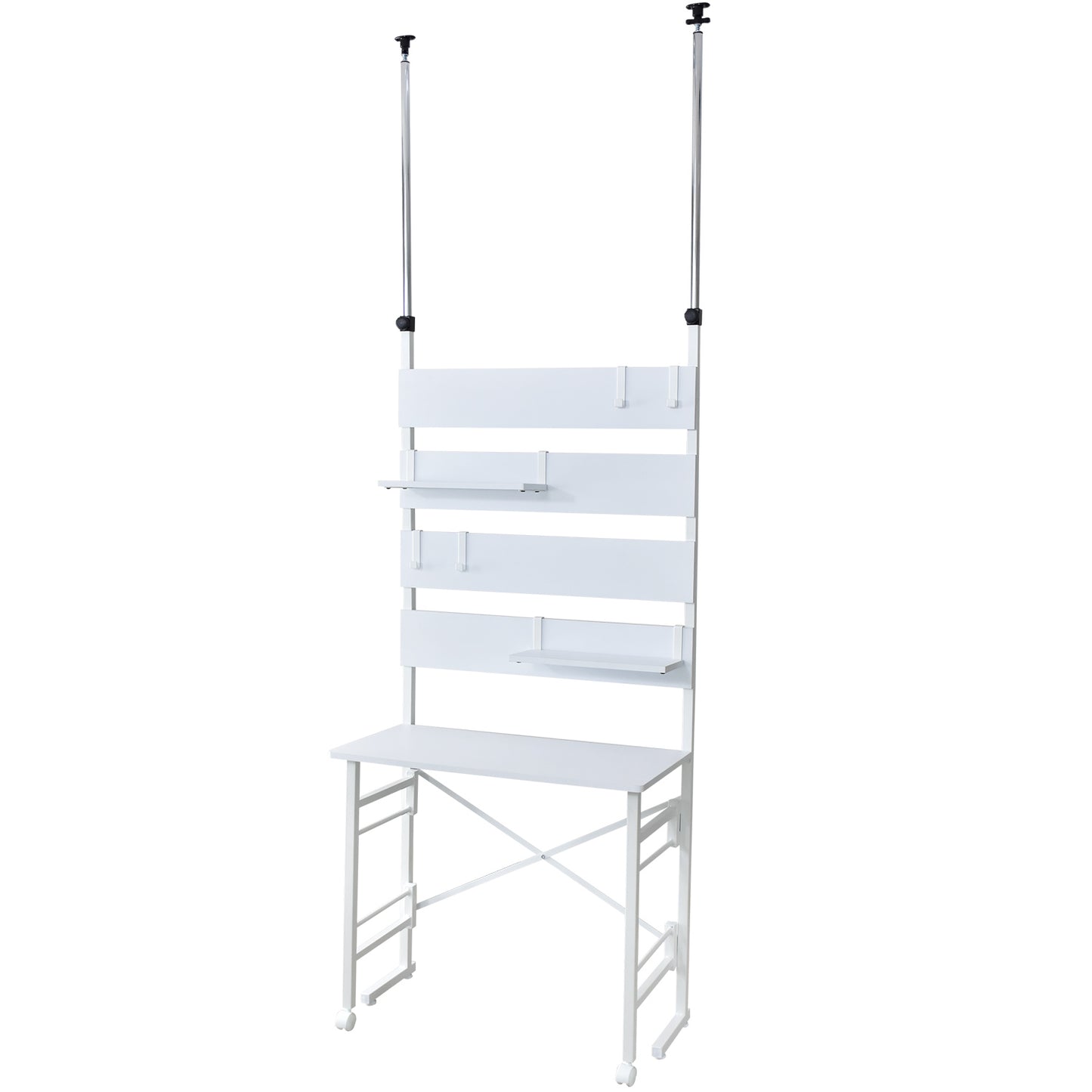 【幅80】壁面収納付きデスク カロンデスク