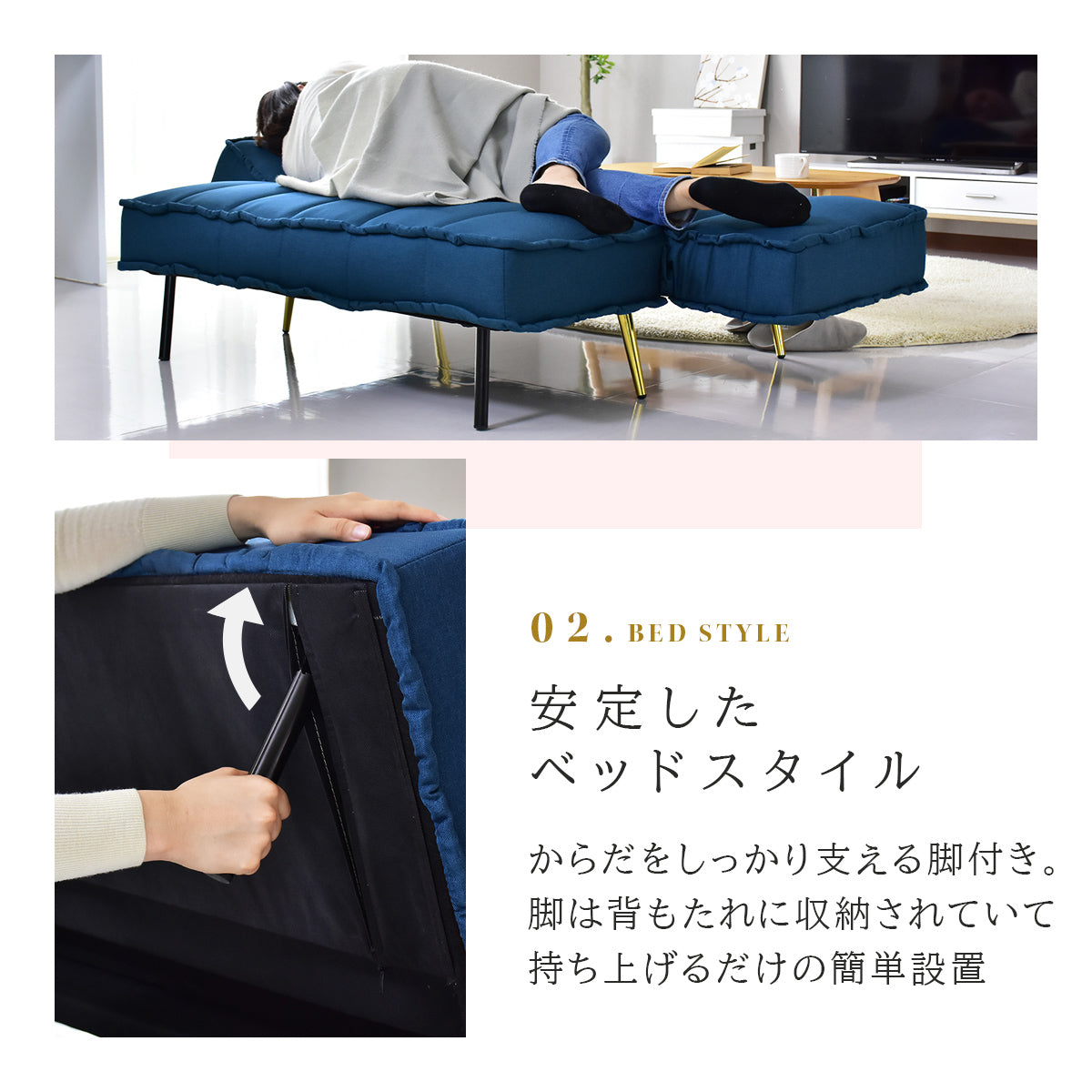 ソファー 2人用ソファ ソファーベッド 2人掛け かわいい フリル アンティーク調 姫系 アリス