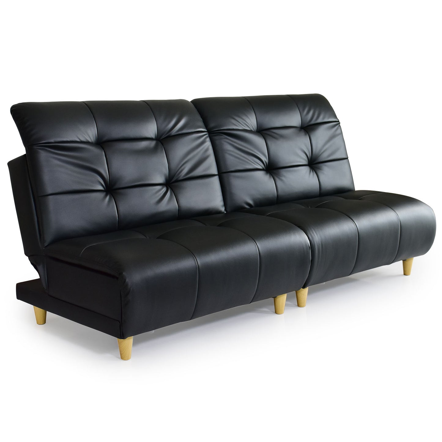 ソファー ソファーベッド 2人用ソファ 2人掛け 幅185 可動ヘッドレスト レザー オーランド