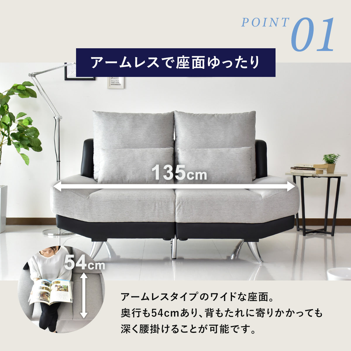 2人掛け ソファ ケアード2P