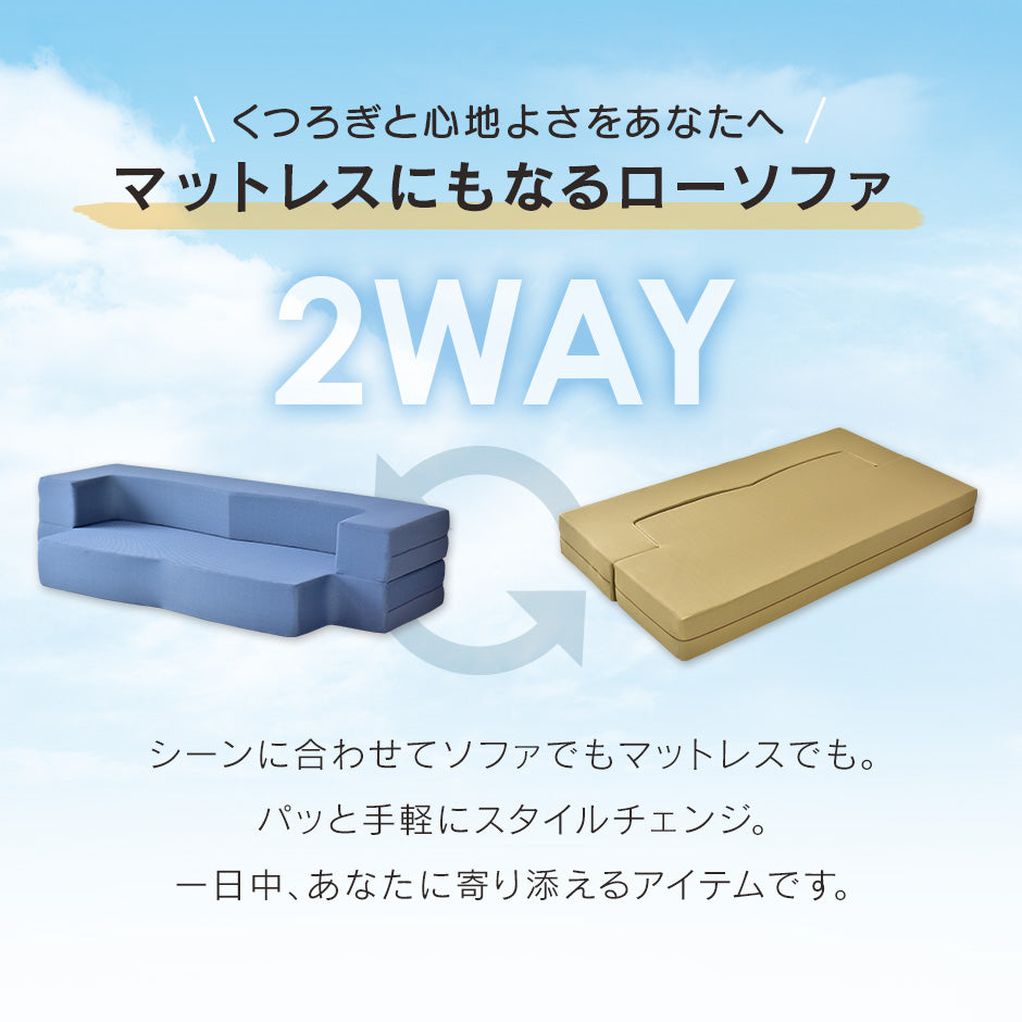 ソファベッド 2人用ソファ フラウム2P