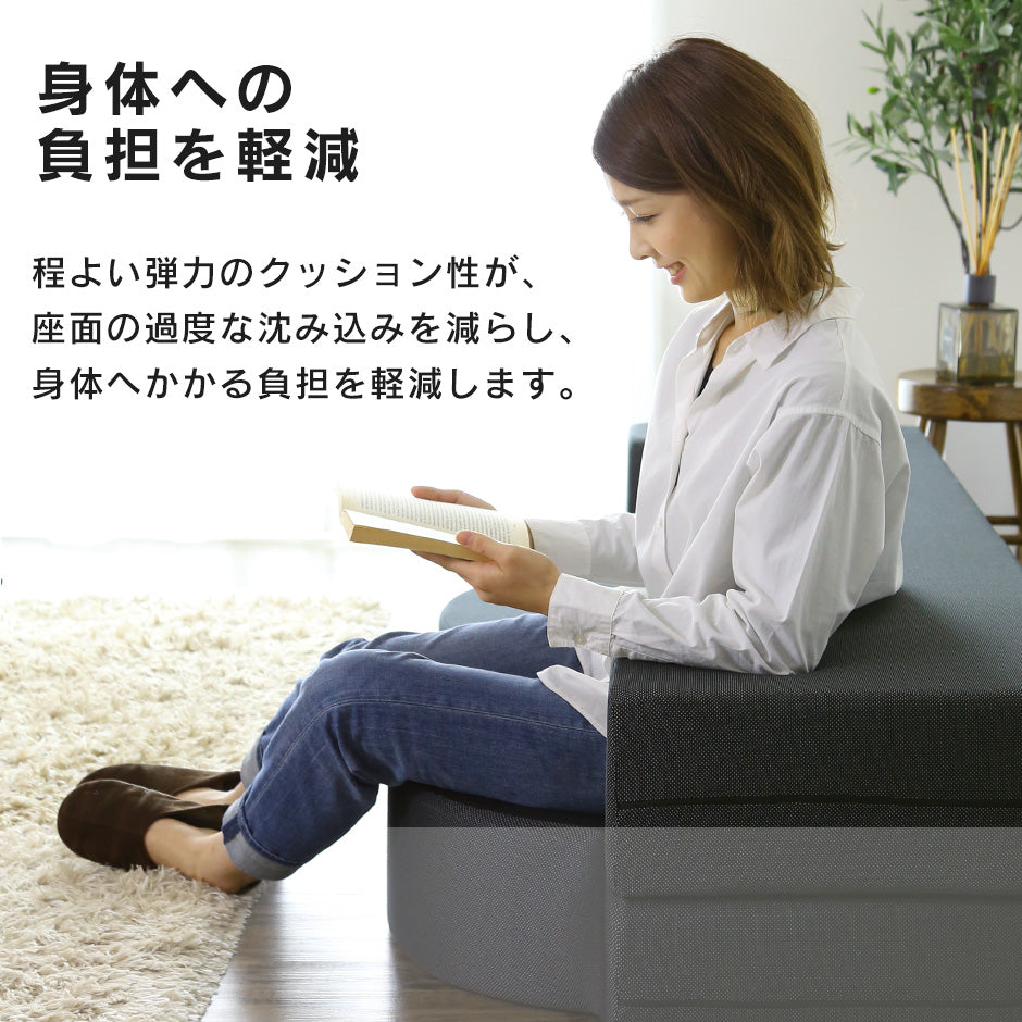 ウレタンソファー 2人掛け 2人用ソファ ソファ ローソファー ソファーベッド フロイデ 2P
