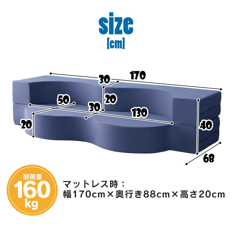 ウレタンソファー 2人掛け 2人用ソファ ソファ ローソファー ソファーベッド フロイデ 2P