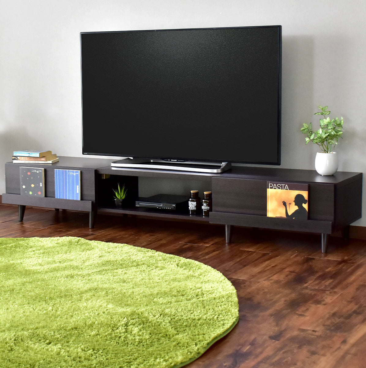 【幅180】 テレビ台 テレビボード 52型対応 コルニス 180