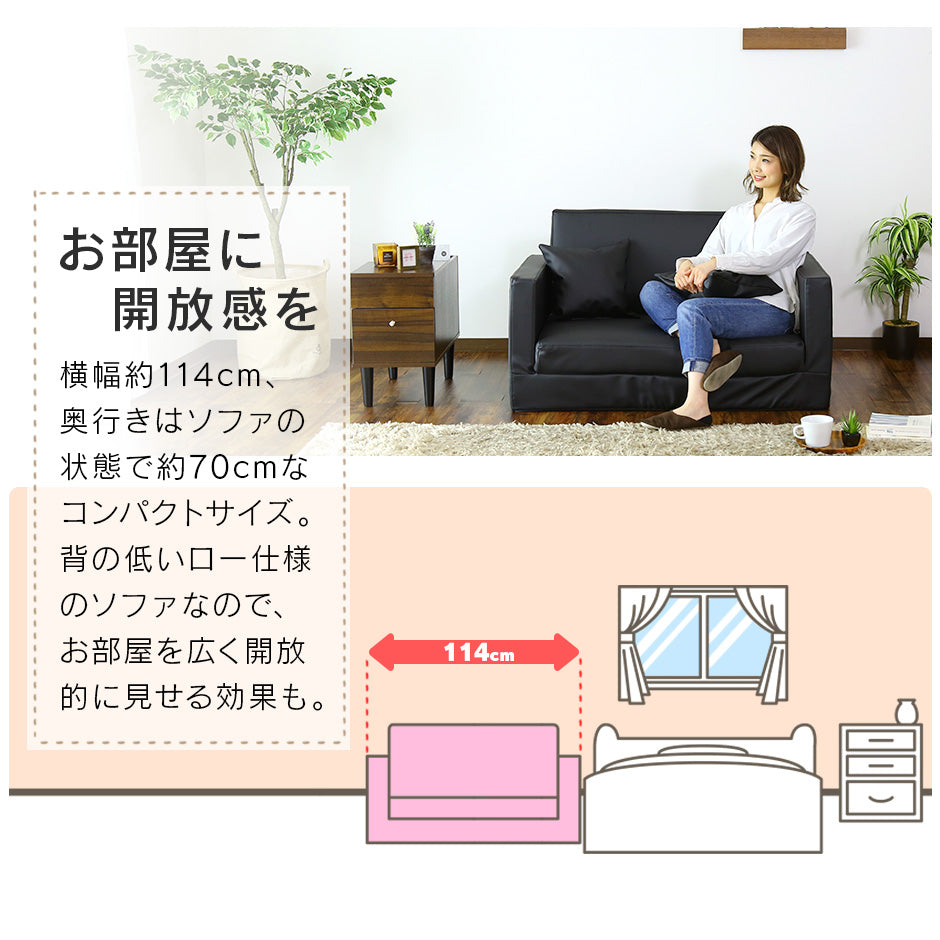 2人掛け 2人用ソファ ソファ ノビルタ2P