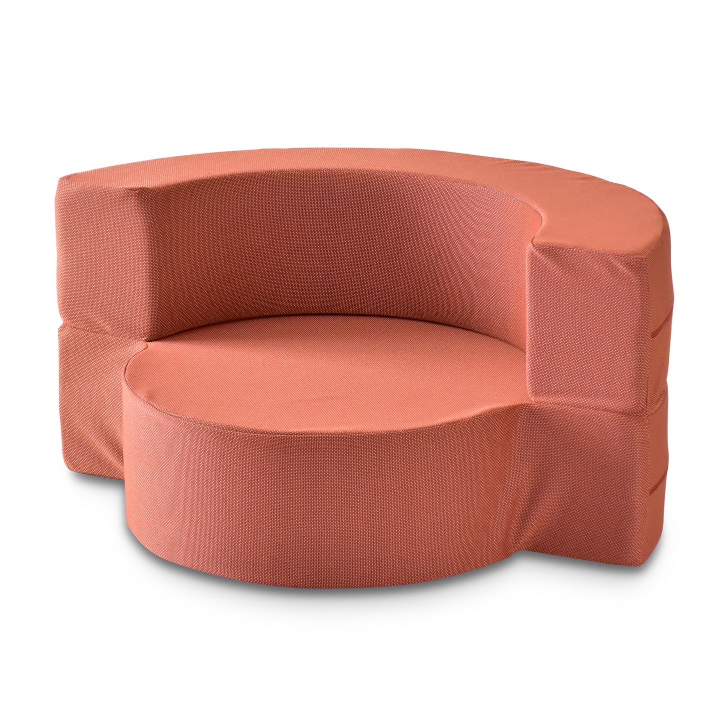 ローソファー ひとりがけ ウレタンソファ ビッグクッション リーベ 1P