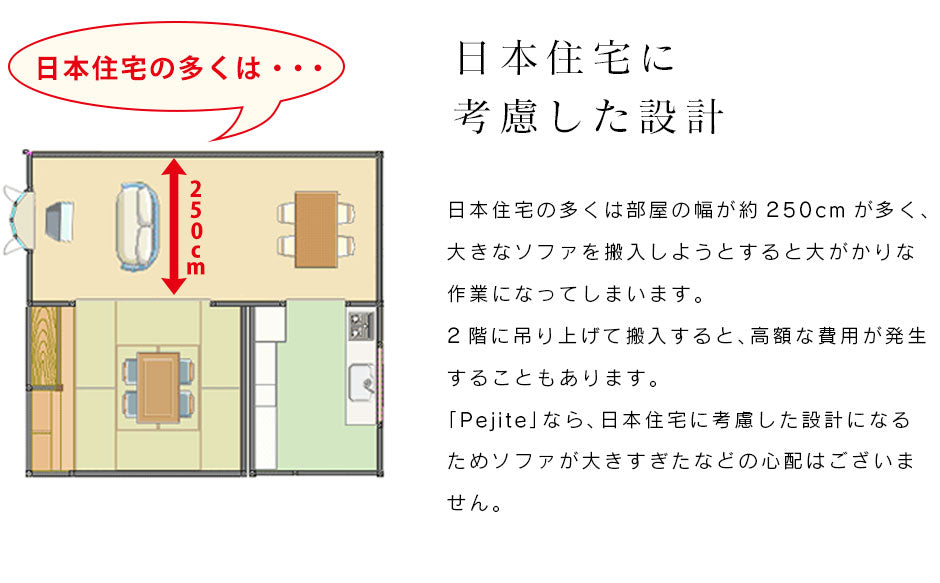 2人掛けアンティーク調ソファ ペジテ