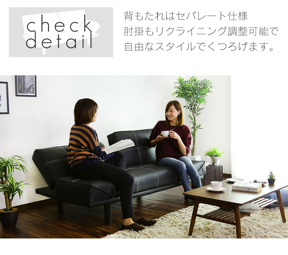 2人掛け 2人用ソファ ソファーベッド プラタ