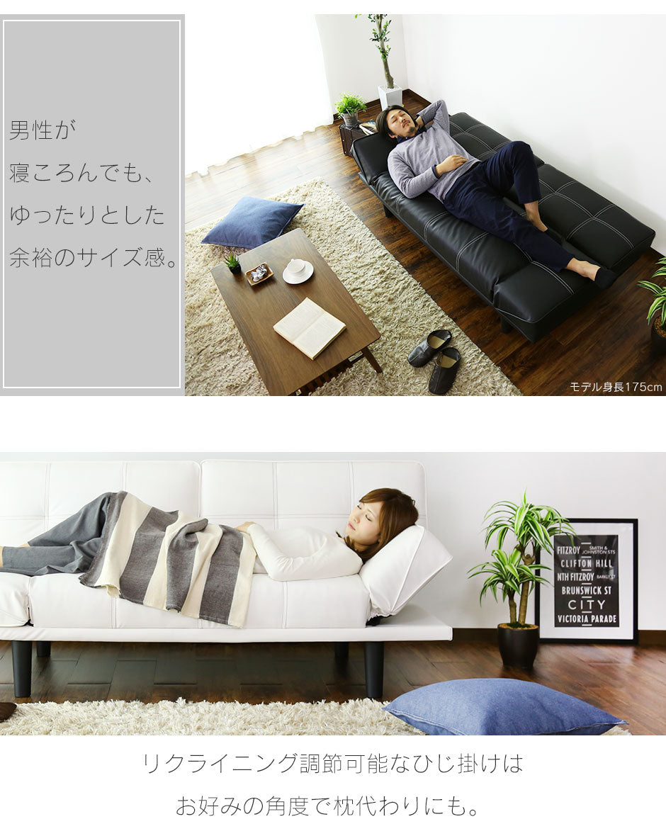 2人掛け 2人用ソファ ソファーベッド プラタ