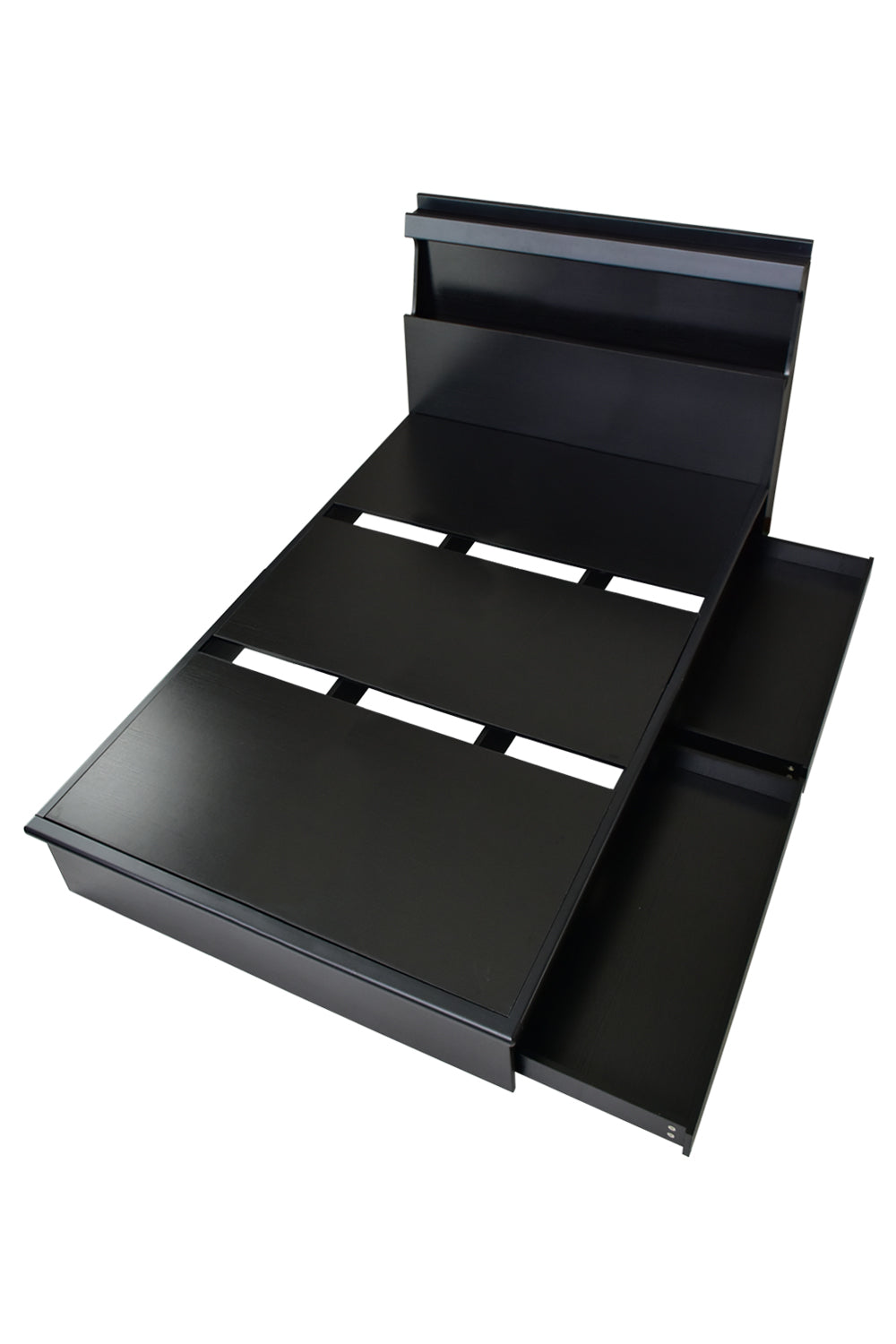 セミダブルベッド LED照明付き ベッドフレーム シャトー SD