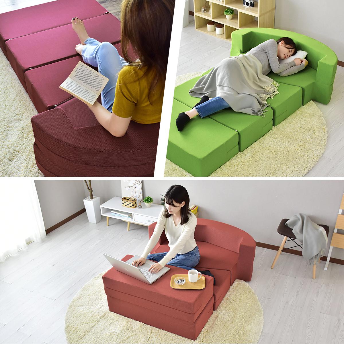ソファベッド 2人用ソファ シマー2P