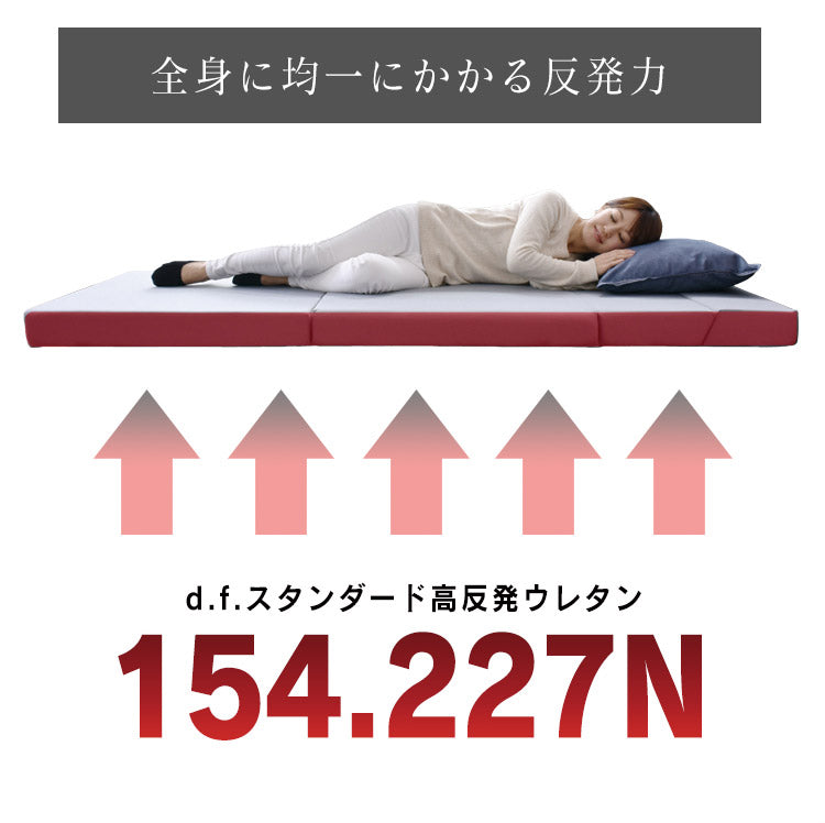 マットレス ソファーベッド ソファベッド 高反発 三つ折り セミダブル 高反発マットレス ウレタン スリーピー SD